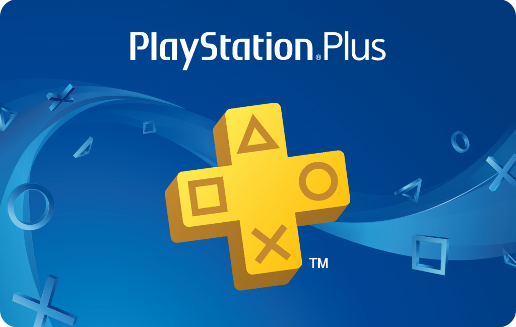 PS Plus Card voor PlayStation portemonnee om games en diensten te kopen in de PS4 Store